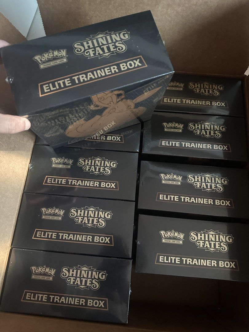 Pokemon Shining Fates ETB, Hobbies & Toys, Toys & Games on Carousell