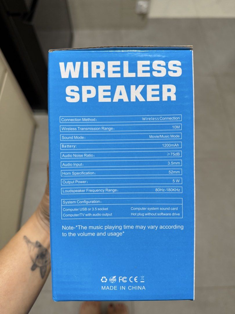 Portable Wireless Speaker416986921089771522
