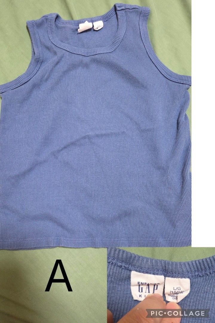Preloved kids clothings (Category: Babies & Kids Fashion) located in Las Pinas. Submitted by grrims (Listing ID 1428227386, Image 1). Description: Preloved kids' clothing - ALL 250 each. TAKE ALL 1000 A - Gap purple sando size 10 B - oshkosh cjeckered dress size 10 C - carters blouse size 12 D - carters dress size 10 E - carters sando size 12 rfs: decluttering.