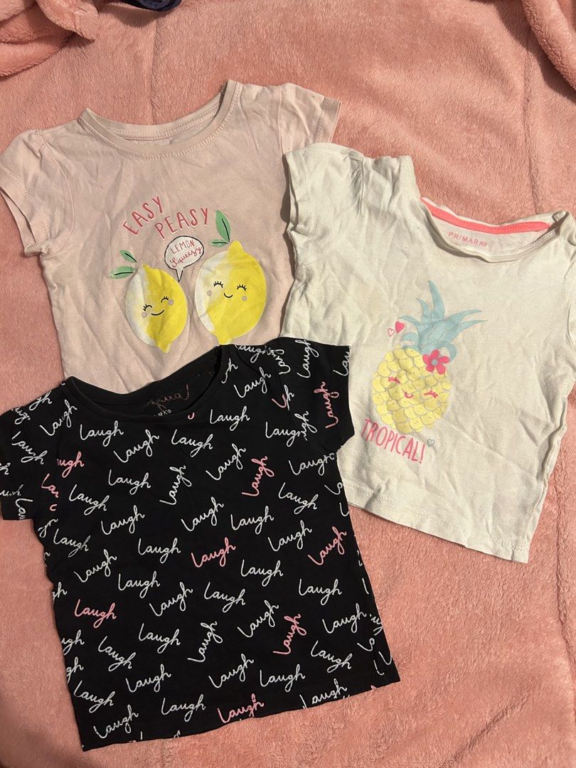 Primark Shirt Take All 9-12mos (Category: Babies & Kids Fashion) located in Quezon City. Submitted by goodfinds2021 (Listing ID 1428237720, Image 1). Description: 9-12mos on tag Take all.