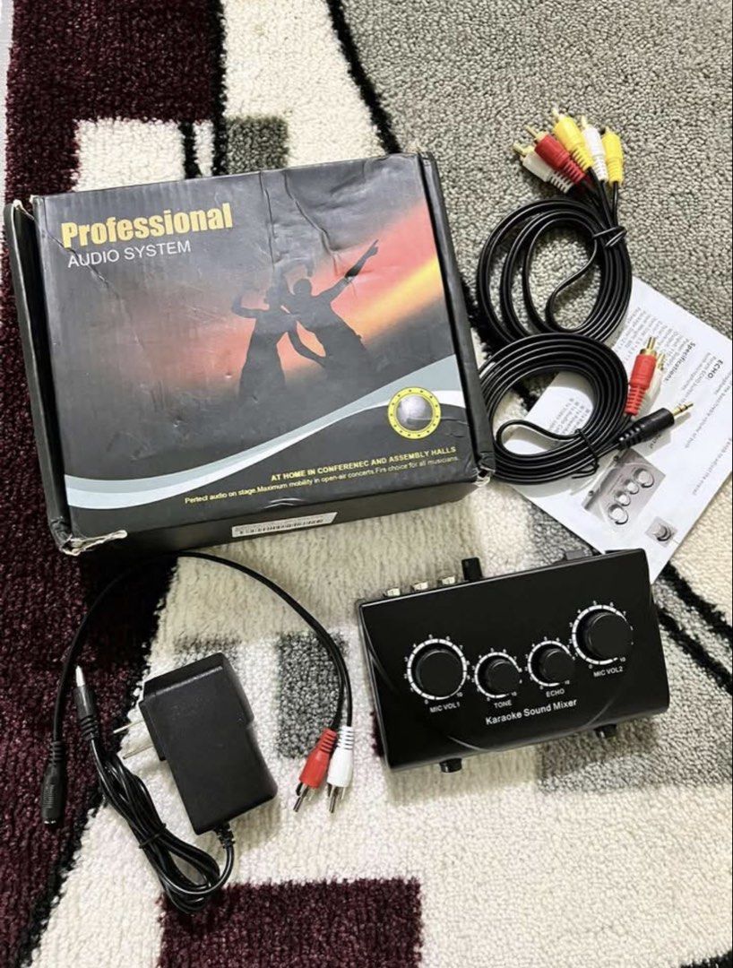 Professional Audio System Karaoke Microphone Sound Mixer (Category: Other Audio Equipment) located in Baguio. Submitted by aandjill (Listing ID 1428198704, Image 1). Description: .