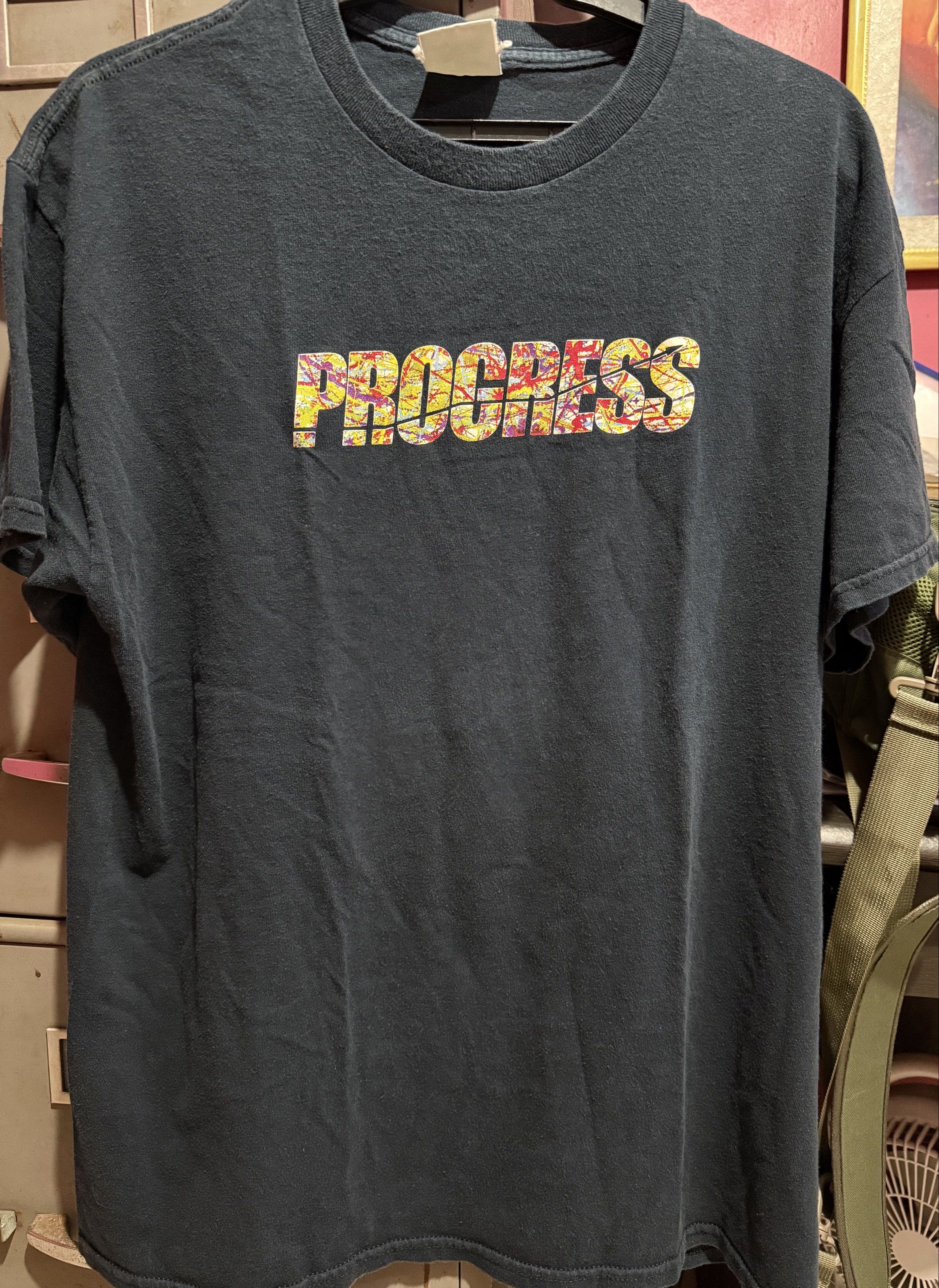 PROGRESS T-SHIRT FOR SALE (Category: Tshirts & Polo Shirts ) located in San Juan City. Submitted by almostjoel (Listing ID 1428232199, Image 1). Description: For sale Progress shirt Very good condition for a 10 yr old shirt no damage or holes. .