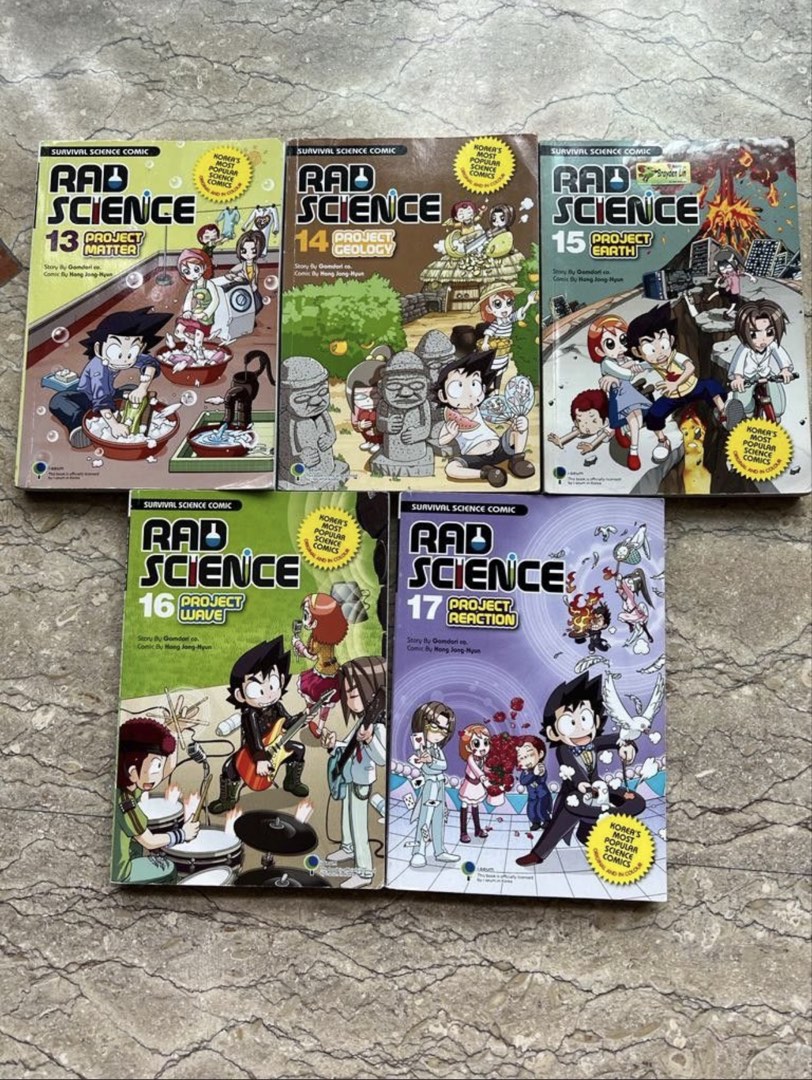 Rad Science Lecture Rad Science Comic Book Set (Volumes 13-17), Hobbies & Lifestyle, Books ...