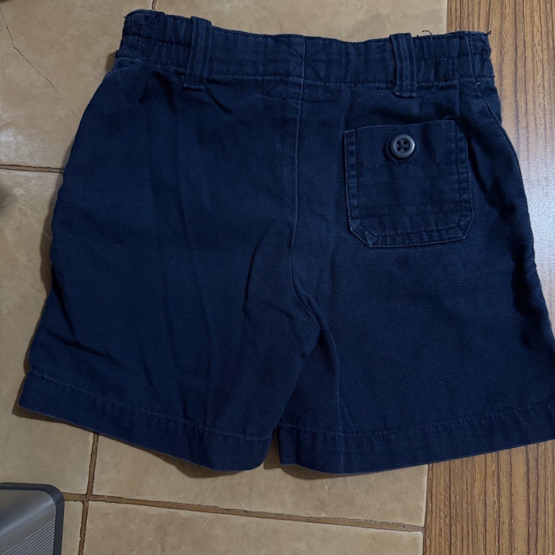 Ralph Lauren Navy Blue Shorts (Category: Babies & Kids Fashion) located in Cavite. Submitted by jomspreloved (Listing ID 1428109599, Image 2). Description: Ralph Lauren baby shorts - Size: 18M - Color: Blue - Features: Elastic waistband, button closure - Design Comfortable fabric - Ideal for casual wear.