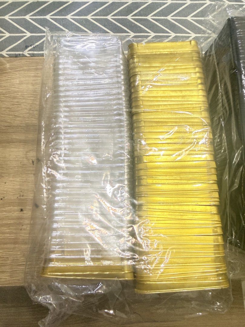 Rectangular Plastic Containers - Various Colors