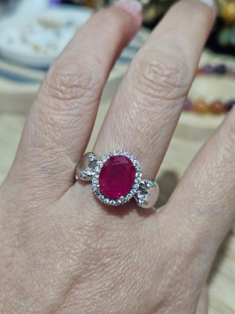 Ruby Stone Elegant Ring (Category: Rings) located in Cainta. Submitted by Kahi0410 (Listing ID 1428187233, Image 1). Description: Natural Stone Elegant Ring Adjustable setting Hypoallergenic Platinum plated non fade.