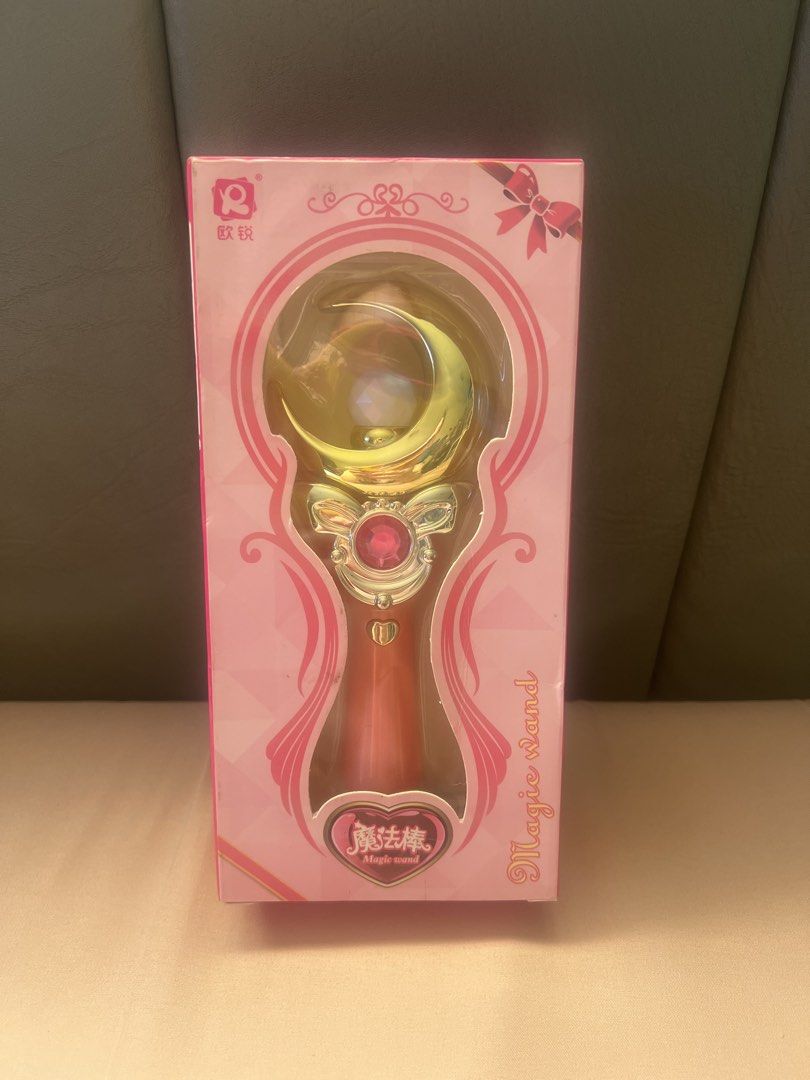 Sailor Moon Magic Wand Toy (Category: Figurines & Statues) located in Manila. Submitted by pretty_kathy03 (Listing ID 1428151857, Image 1). Description: Sailor Moon Inspired Magic Wand Toy No Brand With box Lights & Sounds Battery operated Gcash - payment Lalamove - shipping Location - Valenzuela.
