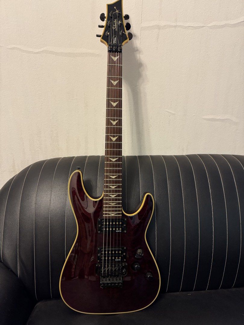 Schecter 10 String Schecter Omen Extreme FR Electric Guitar, Hobbies & Toys, Musical ...