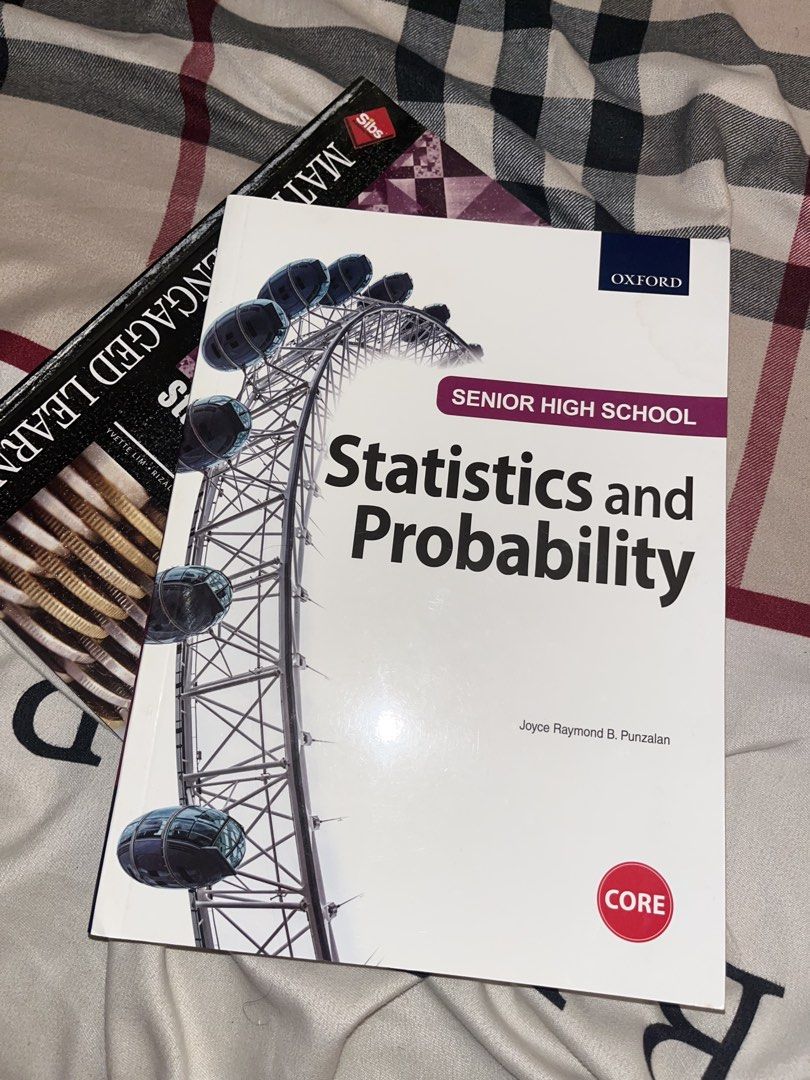 SHS Statistics and Probability Books (Category: Textbooks) located in Manila. Submitted by jleigh. (Listing ID 1428232391, Image 2). Description: The price is a bundle price Good Condition and Never Used/Open.