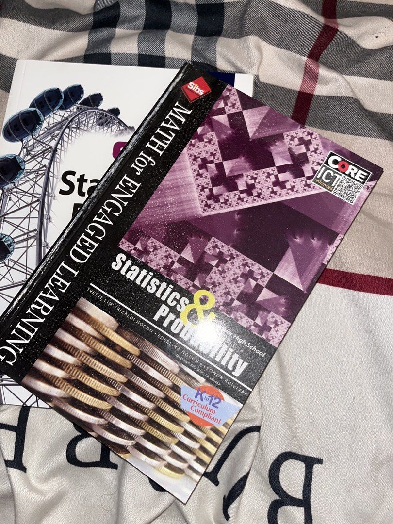 SHS Statistics and Probability Books (Category: Textbooks) located in Manila. Submitted by jleigh. (Listing ID 1428232391, Image 3). Description: The price is a bundle price Good Condition and Never Used/Open.