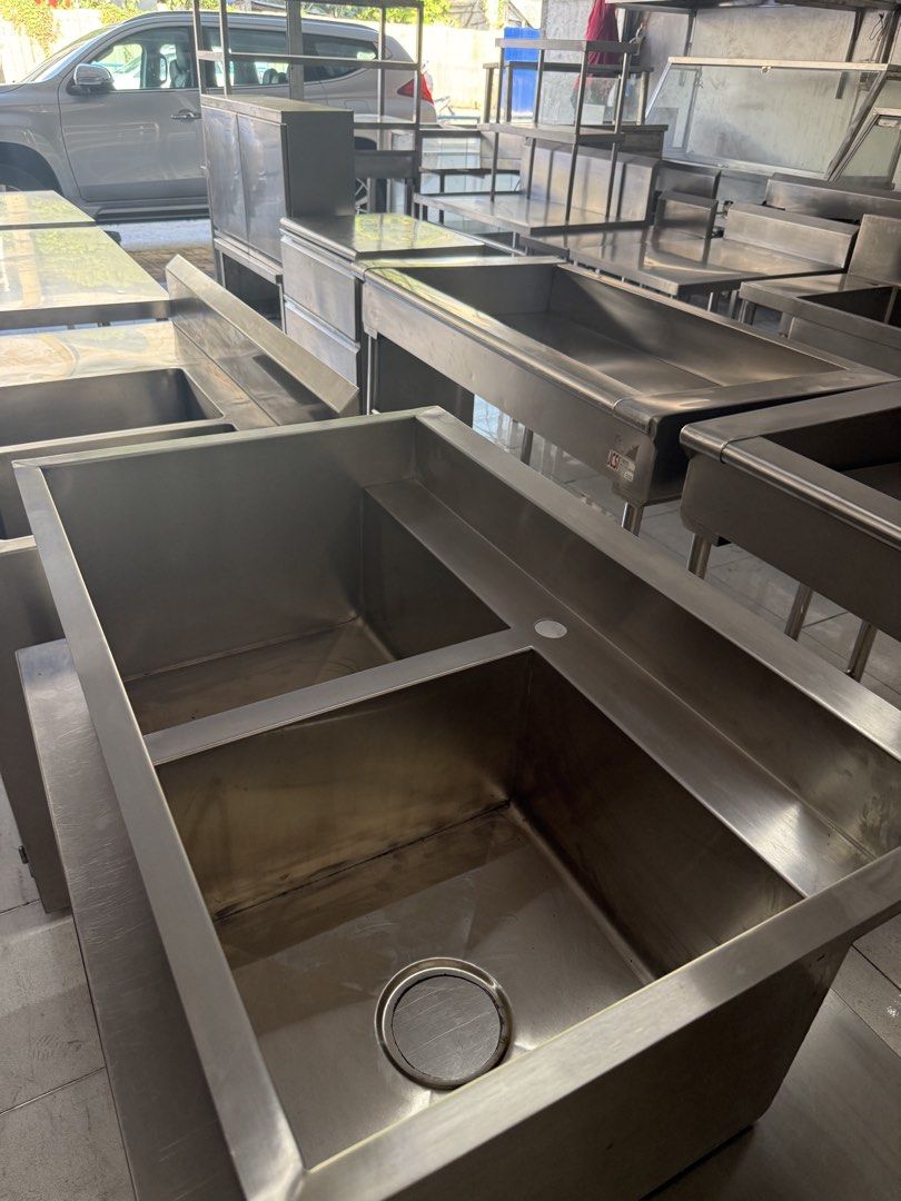 Stainless Undermount Double Basin Sink (Category: Bathroom & Kitchen Fixtures) located in Valenzuela. Submitted by jcsi_stainless (Listing ID 1428222445, Image 3). Description: **ON HAND** STAINLESS UNDERMOUNT DOUBLE BASIN SINK DIM: 84CM X 53CM X 31CM LWH INSIDE DIM: 78.5CM X 45.5CM X 31CM GAUGE 18 1.2MM ALL 304 STAINLESS MATERIAL BEFORE: 15,000.00 PHP NOW: 12,000.00 PHP Readily available for pick-up or delivery. * AVAILABLE IN VALENZUELA DALANDA