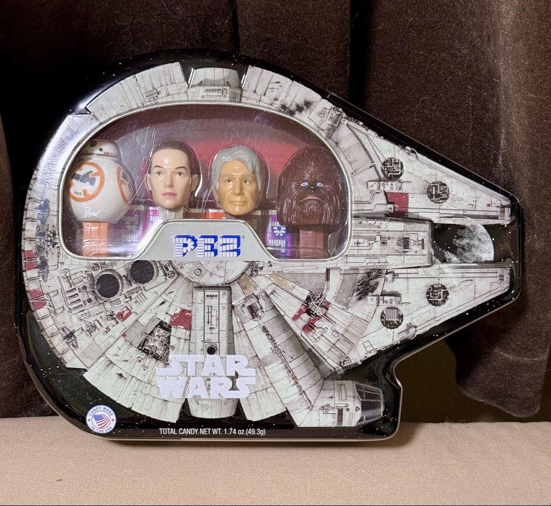 Star Wars Pez Millennium Falcon Tin Set (Category: Western Merchandise) located in Manila. Submitted by yourtoothfairy (Listing ID 1428215121, Image 1). Description: Star Wars Disney Pez Millennium Falcon 2017 Collectible Gift Tin Set-New Sealed Candies are already expired ( 1/15/22) A must-have for STAR WARS Fans! * NO rush shipping NO COD NO same day shipping. Item will be sent a day after payment confirmation All photos are posted, please don’