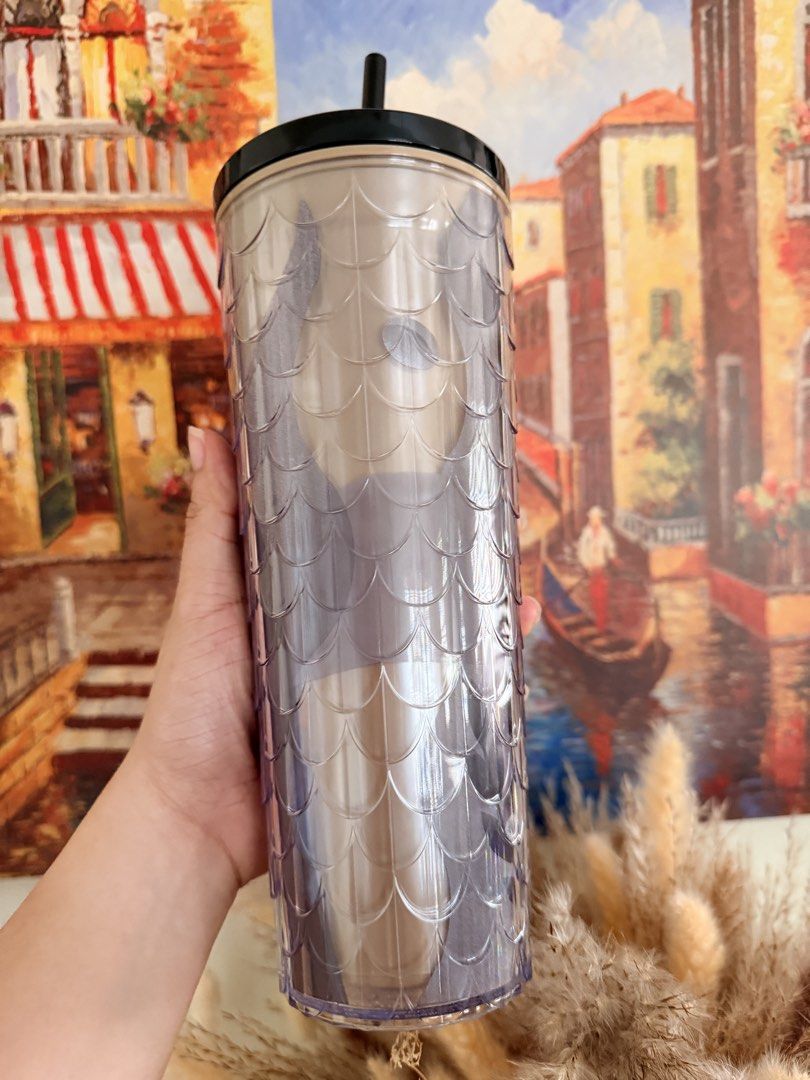 Starbucks 2026 Traditions Siren Cold Cup (Category: Water Bottles & Tumblers) located in San Fernando. Submitted by ms.mlsluxeboutique (Listing ID 1428113078, Image 3). Description: •Charcoal 24oz Cold Cup: Acrylic cup with iridescent finish. •Redeemed in Starbucks Store in San Agustin San Fernando Pampanga •Brand new (never been use) .