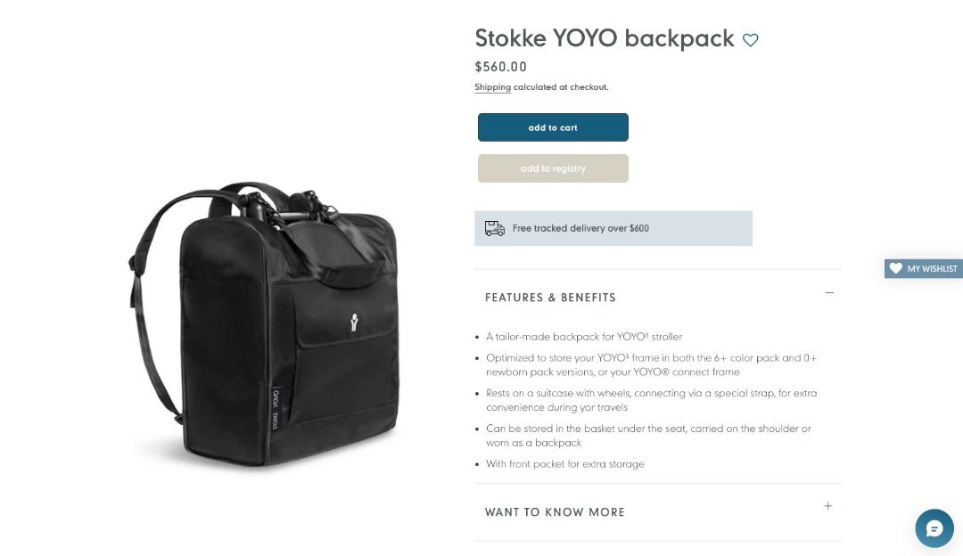 Stokke YOYO Backpack (Category: Backpacks) located in Paranaque City. Submitted by mispelled (Listing ID 1428209897, Image 3). Description: Custom-made backpack designed for the YOYO stroller. It can be used to store the YOYO stroller and the stroller's accessories. It has a pocket for extra storage and can be stored under the seat, carried on the shoulder, or worn as a backpack. STROLLER NOT INCLUDED This is good as new. Cant even recall this be