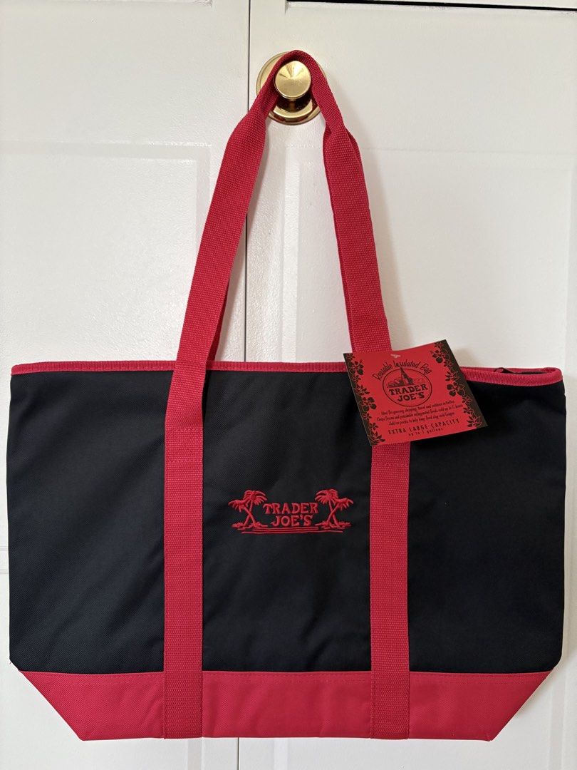 Trader Joe's Insulated Tote Bag (Category: Tote Bags) located in Quezon City. Submitted by mikeef (Listing ID 1428251471, Image 1). Description: Trader Joe’s Reusable Insulated Bag from New York ( XL capacity ) We have 5 stocks available .