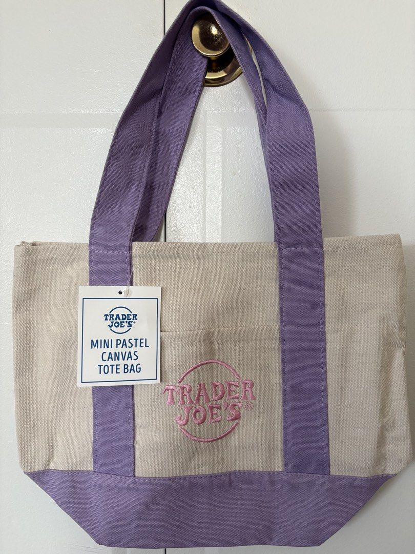 Trader Joe's Mini Pastel Canvas Tote Bag (Category: Tote Bags) located in Quezon City. Submitted by mikeef (Listing ID 1428251508, Image 3). Description: Trader Joe’s Mini Pastel Tote bags from New York We have 25 stocks available .