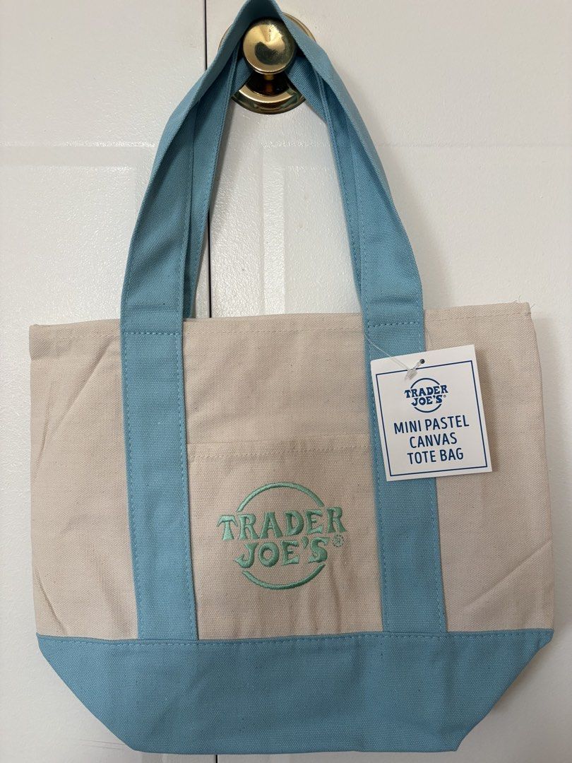 Trader Joe's Mini Pastel Canvas Tote Bag (Category: Tote Bags) located in Quezon City. Submitted by mikeef (Listing ID 1428251508, Image 1). Description: Trader Joe’s Mini Pastel Tote bags from New York We have 25 stocks available .