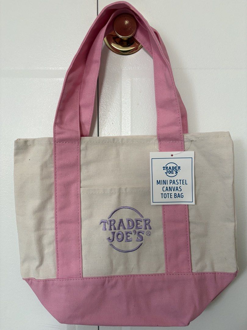 Trader Joe's Mini Pastel Canvas Tote Bag (Category: Tote Bags) located in Quezon City. Submitted by mikeef (Listing ID 1428251508, Image 2). Description: Trader Joe’s Mini Pastel Tote bags from New York We have 25 stocks available .