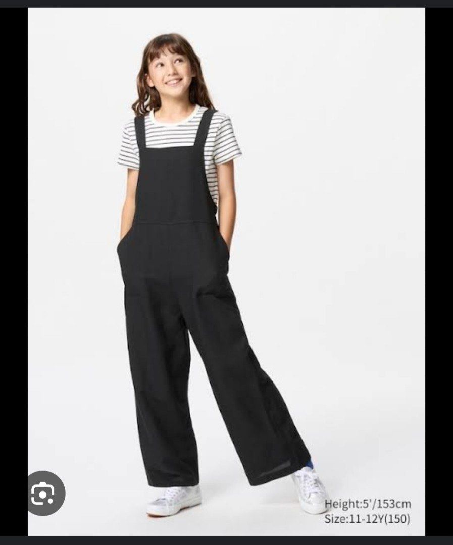 Uniqlo Linen Blend Jumpsuit (Category: Jumpsuits) located in Manila. Submitted by denlorejo065971 (Listing ID 1428112772, Image 1). Description: Uniqlo Jumpsuit Size: 160 (kids).