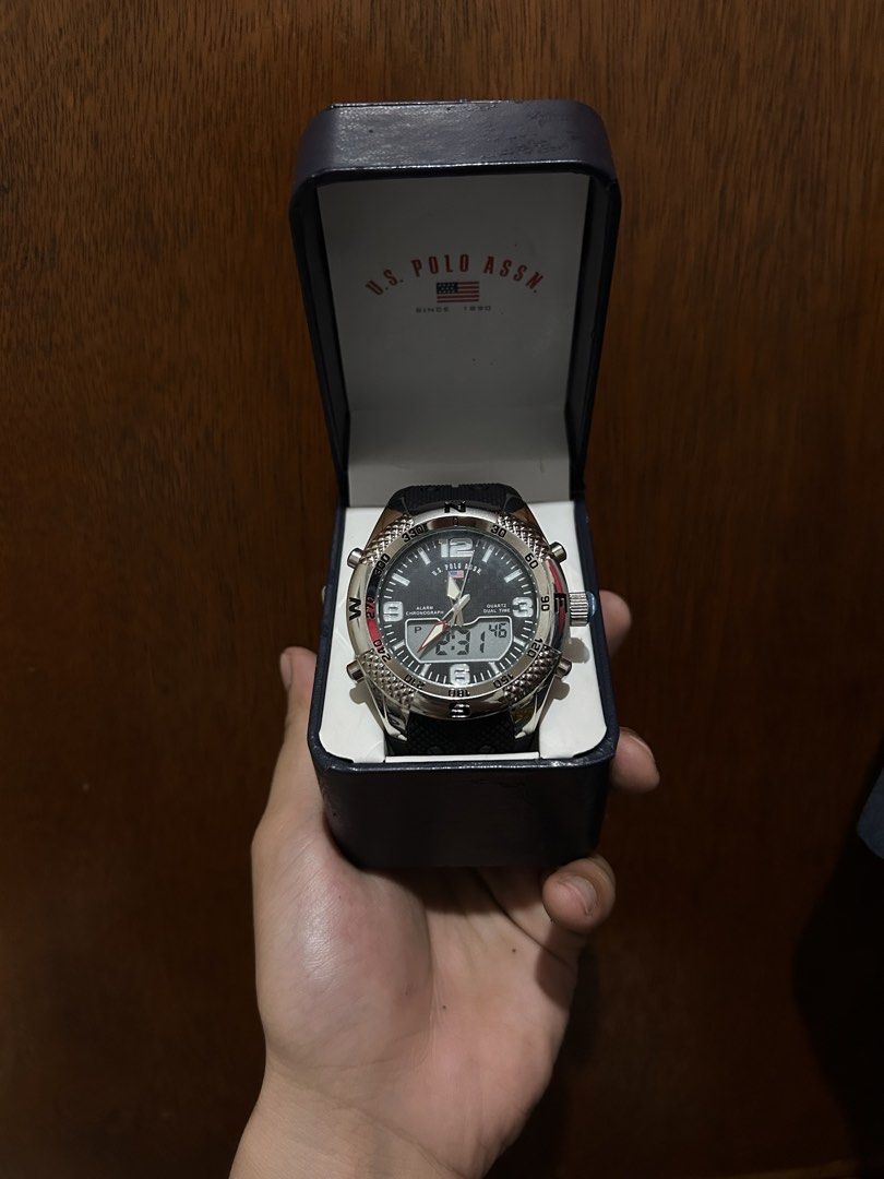 U.S. Polo Assn. Quartz Watch (Category: Men's Watches) located in Manila. Submitted by g.fly (Listing ID 1428227515, Image 2). Description: U.S. POLO ASSN TIME PIECE BRAND NEW NEVER BEEN USED DEAD STOCK CONDITION.