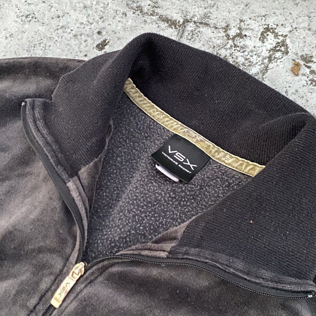 VSX Victoria's Secret Velour Jacket (Category: Coats, Jackets and Outerwear) located in Caloocan City. Submitted by meijja (Listing ID 1428184575, Image 2). Description: length - 23 inches width - 17.5 + sf .