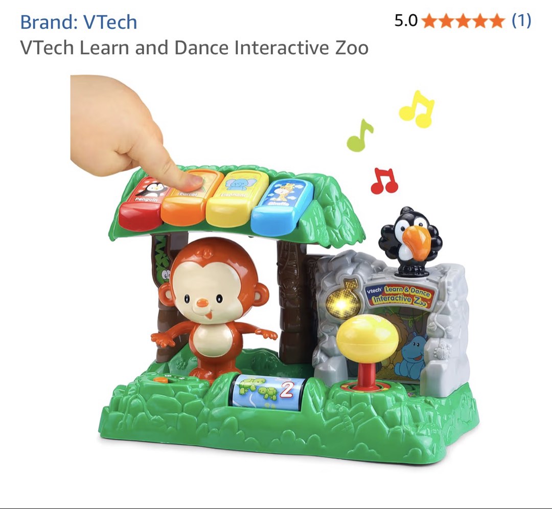 Vtech Puppet Vtech Learn & Dance Interactive Zoo Music Toy, Hobbies & Toys, Toys ...