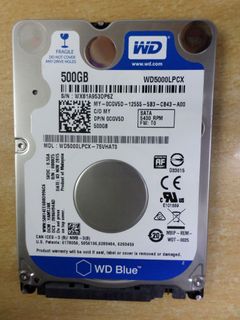 Western Digital 500GB x 2pcs Hard Disk