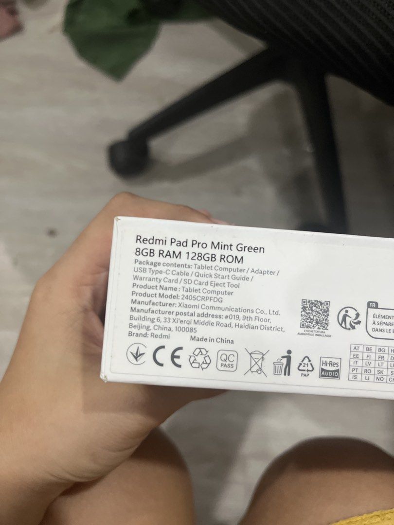 Xiaomi Redmi Pad Pro - 8/128 - Wifi Only (Category: Android) located in Rizal. Submitted by jendeukki08 (Listing ID 1428222507, Image 1). Description: Loc: SJDM Meetup: Starmall SJDM (every sunday only) - unit only -7500 -minimal use.