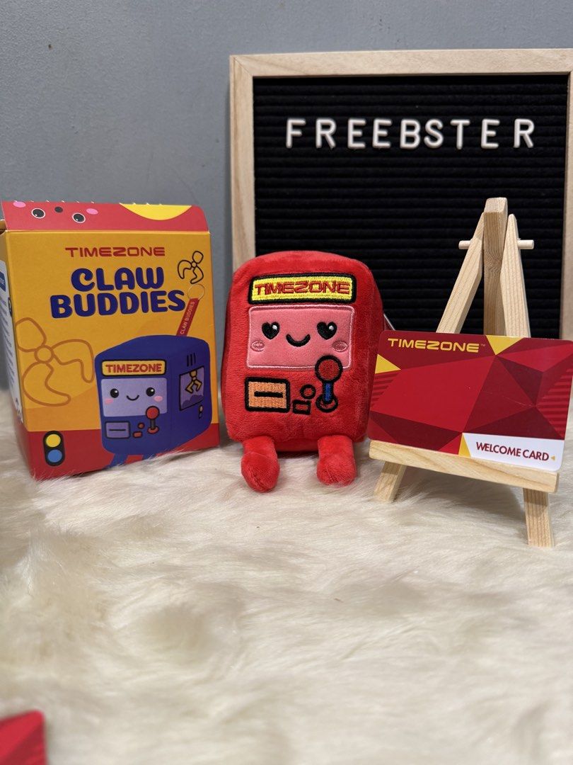 [100% Original] Timezone Claw Buddies Plush Toy (Category: Plushies & Soft Toys) located in Makati City. Submitted by freebster (Listing ID 1428413778, Image 2). Description: *COMES WITH 775 TIMEZONE LOAD!!! -Green : 1,000 -RED (RARE) : 1,250.
