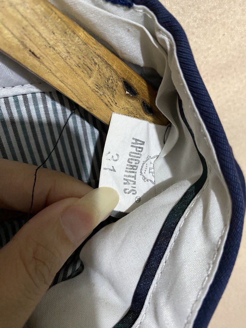 Apocrita's Navy Blue Pants Size 31 (Category: Other Bottoms) located in Caloocan City. Submitted by declutterbycha (Listing ID 1428393533, Image 3). Description: 💰MODE OF PAYMENT: Unionbank, Maribank, Gotyme, Gcash 📦MODE OF DELIVERY: LBC Express, J & T Express, Grab, Lalamove .