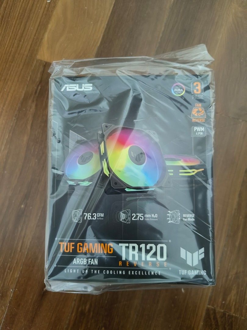ASUS TUF Gaming TR120 ARGB reverse blade 3 pack474775619256330240