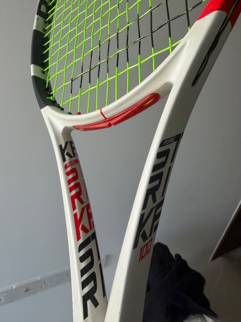 Babolat Pure Strike 100 Tennis Racket, Sports Equipment, Sports & Games ...