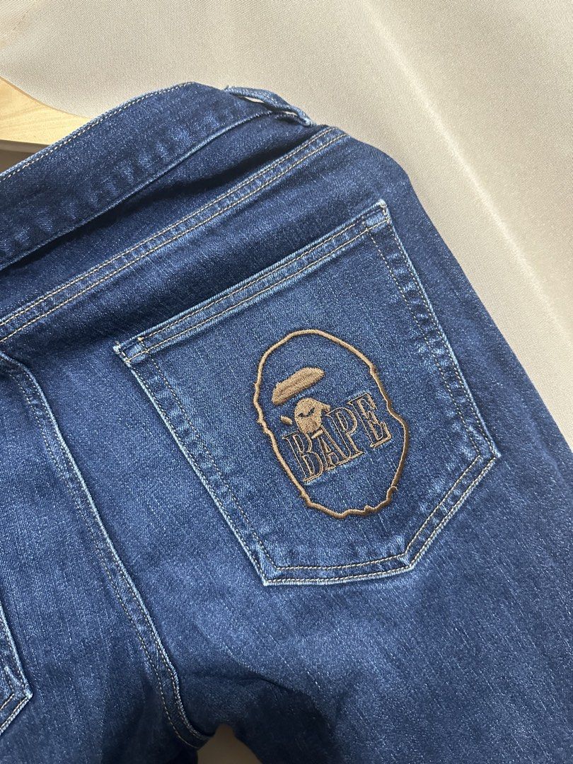 BAPE Jeans Embroidered Logo (Category: Jeans) located in Danao, Cebu. Submitted by yunoball (Listing ID 1428344529, Image 3). Description: Rush sale.