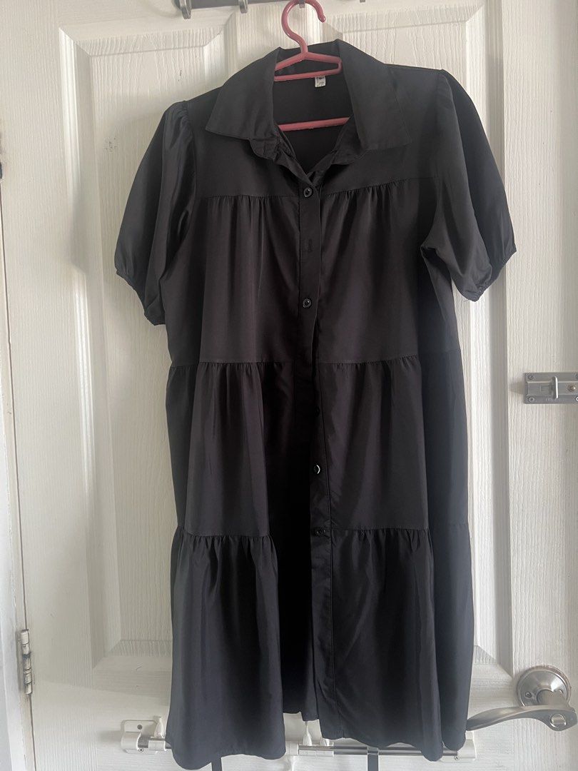 Black Tiered Dress (Category: Dresses) located in Pasay City. Submitted by questionmart (Listing ID 1428419781, Image 1). Description: .