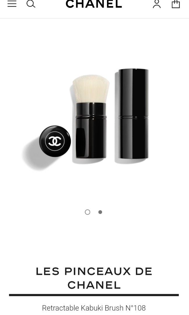 Chanel Kabuki Brush (Category: Makeup) located in Mandaluyong City. Submitted by jara68494 (Listing ID 1428379392, Image 1). Description: Chanel Kabuki Brush Rustan's price: 4k+ 1 pc only.