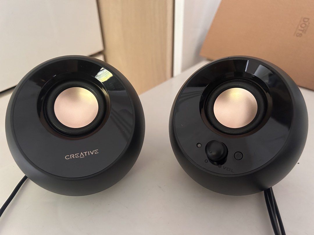 Creative Pebble Speakers