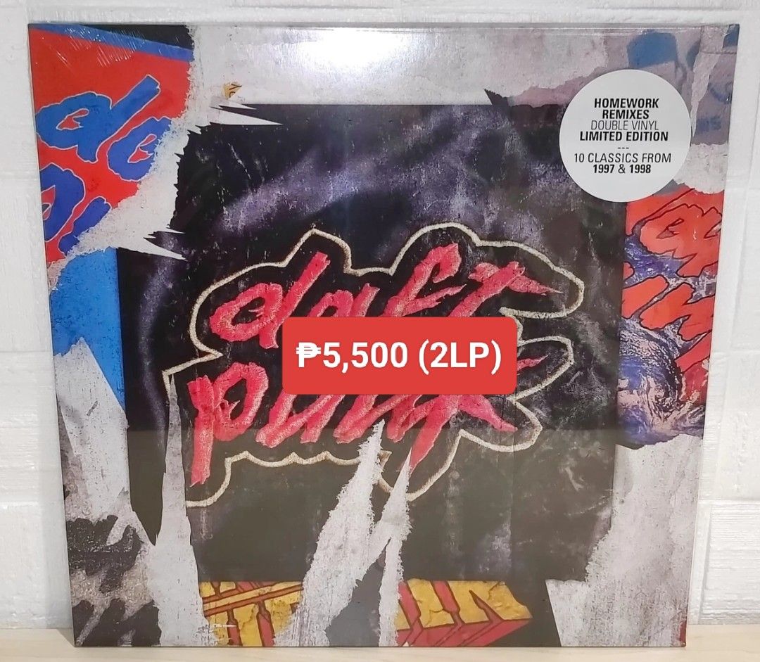Daft Punk – "Homework" Remixes 2 LP (Category: Vinyls) located in Manila. Submitted by jhenaloymerchandise (Listing ID 1428292006, Image 1). Description: Daft Punk – "Homework" Remixes 2 LP = ₱5,500 Brand New sealed made in Germany .