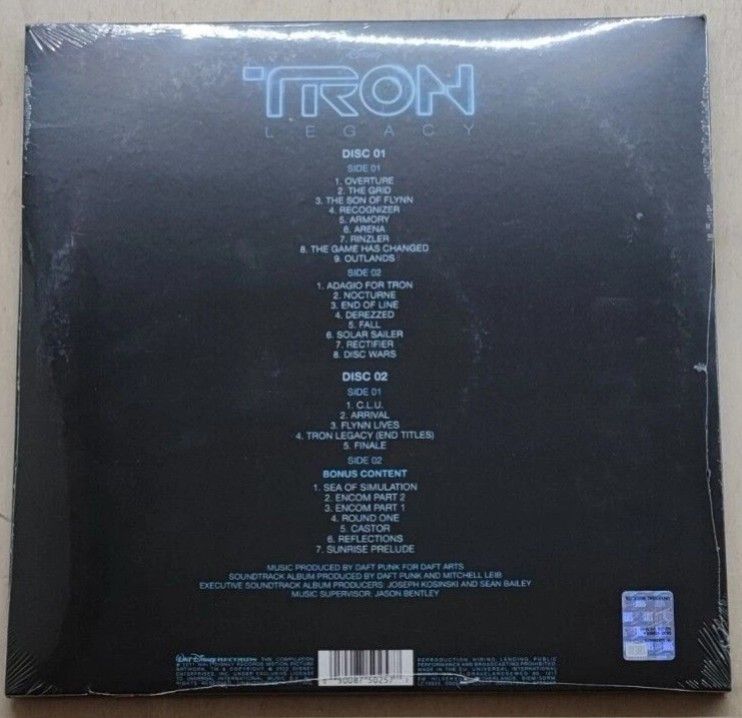 Daft Punk - Tron Legacy 2lp (Category: Vinyls) located in Manila. Submitted by jhenaloymerchandise (Listing ID 1428290045, Image 2). Description: Daft Punk - Tron Legacy 2lp = ₱5,500 Brand New sealed made in Germany .