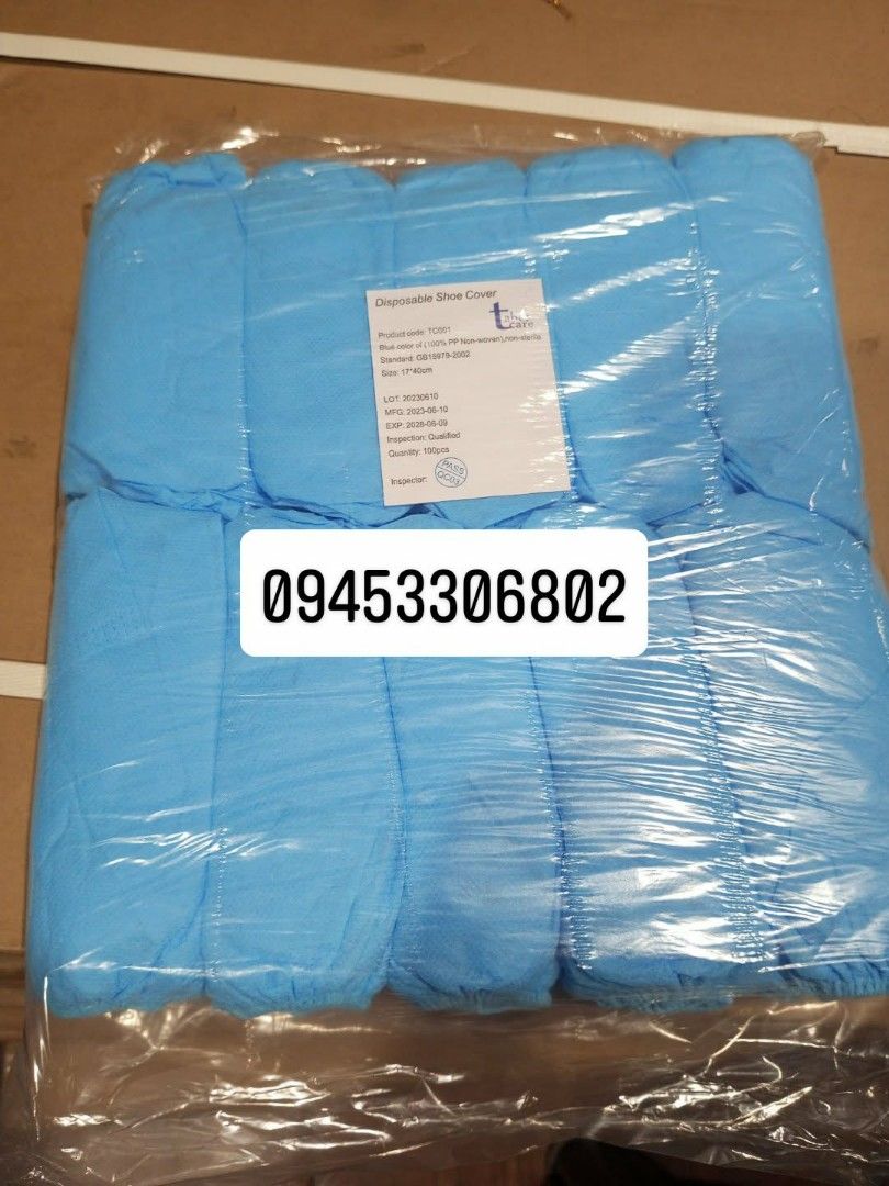 Disposable Shoe Cover (Category: Medical Supplies & Tools) located in Quezon City. Submitted by brightphoenix.af3fd8 (Listing ID 1428292119, Image 1). Description: Order now - deliver now Brandnew High quality COD Gcash payment Bank transfer Pick up .
