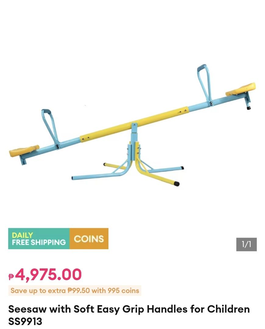 Educrate Kids' 360 degrees Seesaw (Category: Infant Playtime) located in Paranaque City. Submitted by princessitems (Listing ID 1426980727, Image 1). Description: Used once then stored. .