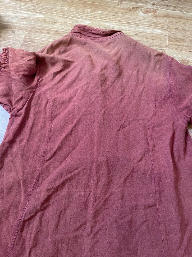 Embroidered Boho Hippie 70s Button Up - Free Size (Category: Blouses) located in Santa Rosa. Submitted by laylao05 (Listing ID 1428306270, Image 2). Description: Unisex!! Anyone can rock this hippie button up.