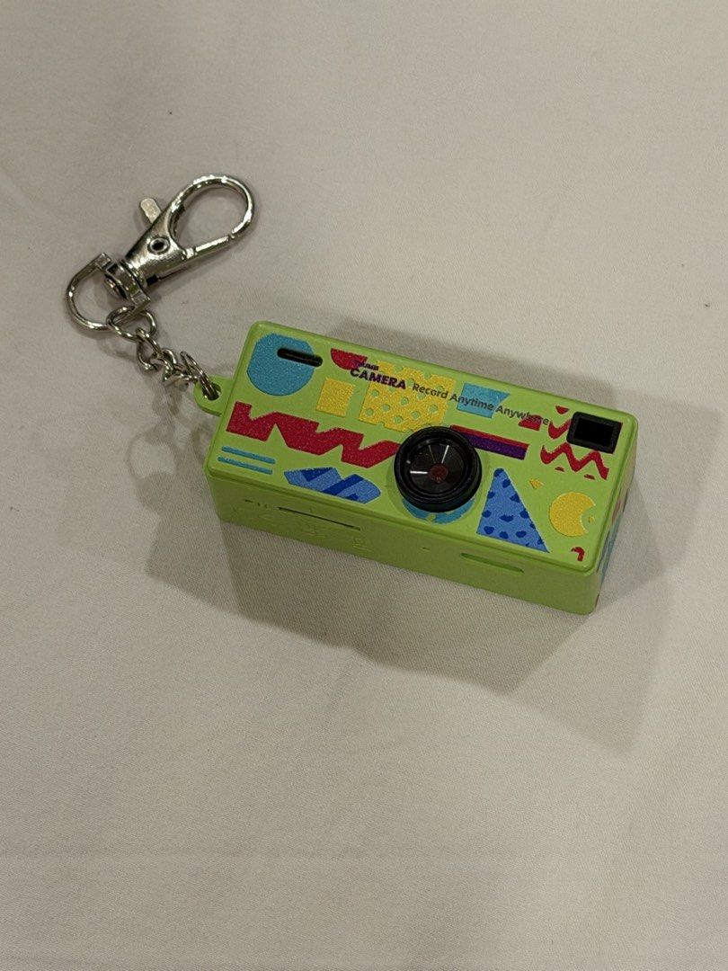 Rare color G6 Thumb Camera (Category: Cameras) located in Quezon City. Submitted by PrelovedTreasureees (Listing ID 1428328767, Image 1). Description: Purchased on Jan 2026 for 934 (995 original price). Only used a couple of times, mostly used as a bag charm. Inclusions and features: - 8 gb memory card included - All inclusions still complete (keychain, necklace attachment, charger, manual, box) - Can take photos, videos, and record audio - See 7