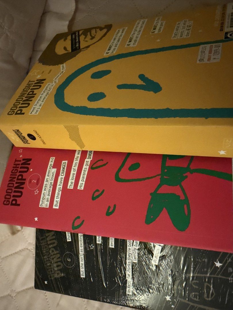 Goodnight Oyasumi Punpun Manga Volume 1 (Category: Comics & Manga) located in Guiguinto. Submitted by centi00 (Listing ID 1428316708, Image 3). Description: All in brand new condition. Never read >< vol 1 vol 2 SOLD vol 6 SOLD 1000 each RFS: I planned to buy all the volumes first before I start reading, but I decided to collect a different manga instead and I need space..