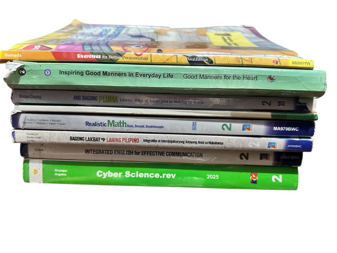 Grade 2 Textbooks (Category: Textbooks) located in Manila. Submitted by sytakayama (Listing ID 1428299267, Image 1). Description: used take all.