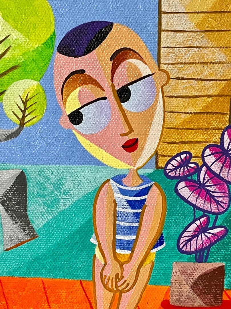 Her Love in Thread - Jovan Benito (Category: Art & Prints) located in Taguig. Submitted by drybrushgallery (Listing ID 1428325554, Image 3). Description: Her Love in Thread Jovan Benito, 2026 Oil on Canvas Artwork Dimension: 8" x 10" with Certificate of Authenticity PM FOR INQUIRY 0917 565 2917 .