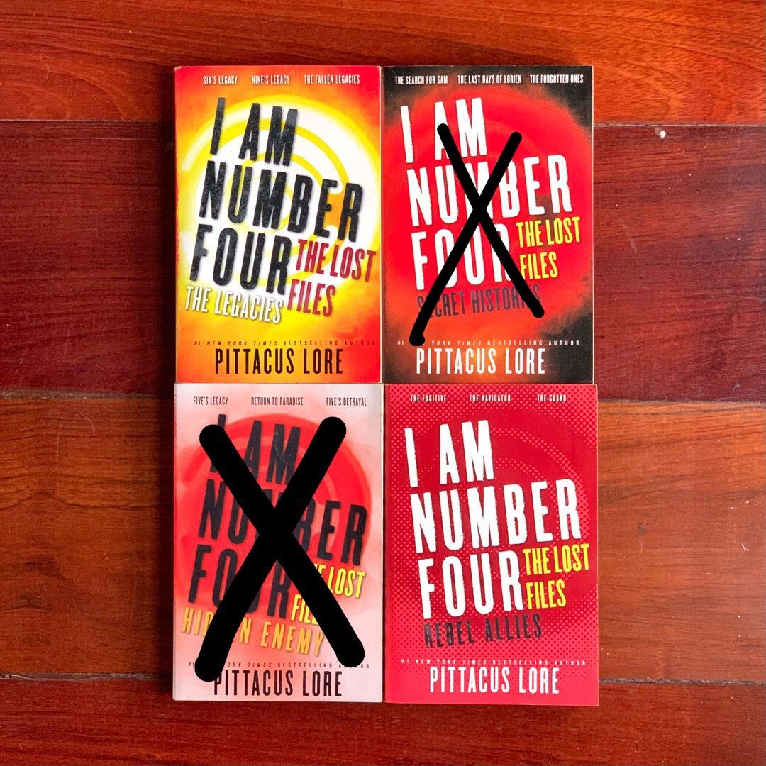 I am Number Four: The Lost Files by Pittacus Lore (Category: Storybooks) located in Quezon City. Submitted by jsbirh (Listing ID 1193853284, Image 1). Description: Preloved Books, Excellent Condition Some never been read ₱200 each I am Number Four: The Lost Files by Pittacus Lore - The Legacies - Secret Histories (SOLD) - Hidden Enemy (SOLD) - Rebel Allies Also selling: - My Heart and other Blackholes - Quests for Glory - The School for Good and 