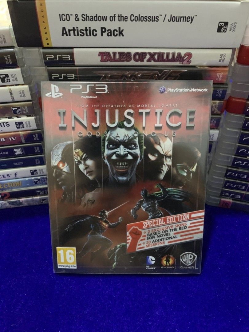 Injustice: Gods Among Us - PS3 Special Edition (Category: PlayStation) located in Muntinlupa City. Submitted by echo.066 (Listing ID 1428260348, Image 1). Description: FOR SALE PLAYSTATION 3 CD GAME 850 PHP INJUSTICE : GODS AMONG US SPECIAL EDITION MINT CONDITION AVAILABLE FOR DELIVERY VIA LALAMOVE AVAILABLE FOR SHIPPING VIA J&T EXPRESS MODE OF PAYMENT : BANK / GCASH / MAYA PLEASE CHECK MY PROFILE FOR MORE CD'S GAMES/MUSIC/MOVIE MUNTINLUPA CITY L