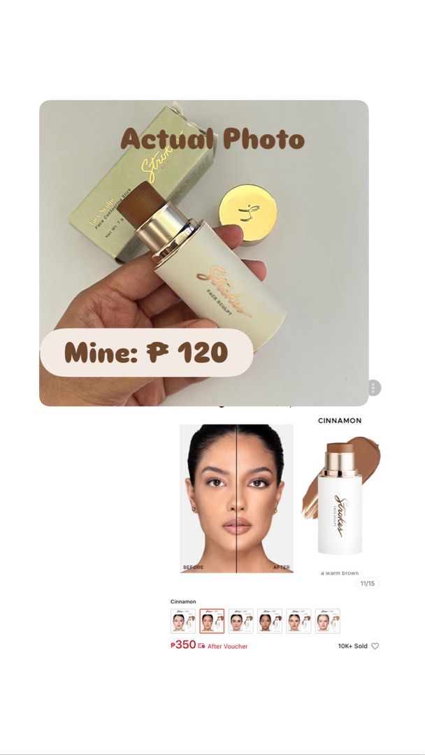 Issy & Co. Powder Blush & Strokes Face Sculpt (Category: Makeup) located in Lubao. Submitted by gi_clutters (Listing ID 1428297169, Image 3). Description: take all.