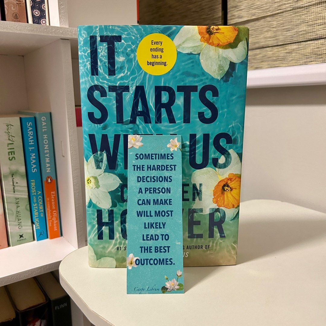 It Starts With Us by Colleen Hoover (Category: Storybooks) located in Bacoor. Submitted by vee_22 (Listing ID 1428396312, Image 2). Description: Book for Sale, Fixed Price ❗️ •UK Hardcover •Unsealed but never read • Brand new condition •Some dents on edges only 🔖 With free bookmark 🏷️ Original price was ₱770 and bought from Carpe Librum Bookstore RFS: Decluttering 📩DM for more pictures MOP: (payment first policy) - Gcash/BPI/Maribank/Maya.