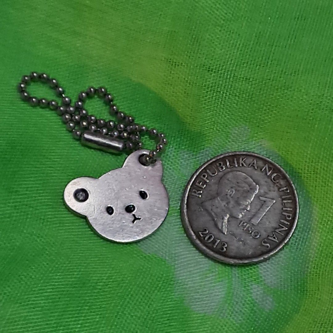 Japan Silver Keychain with diamond (Category: Charms) located in Santa Cruz. Submitted by cedrick17 (Listing ID 1428368477, Image 2). Description: authentic japan Keychain with small diamond stone solid silver both pendant and chain selling as is gcash + sf no cod.